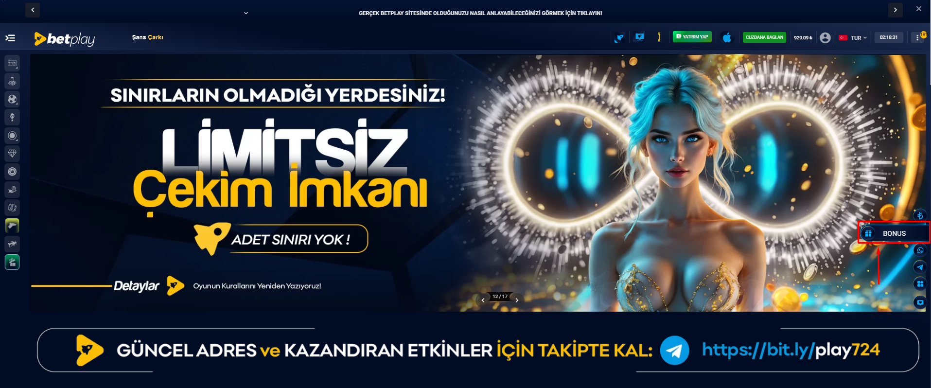 🎯 İlgili Bonusa Tıklayın.