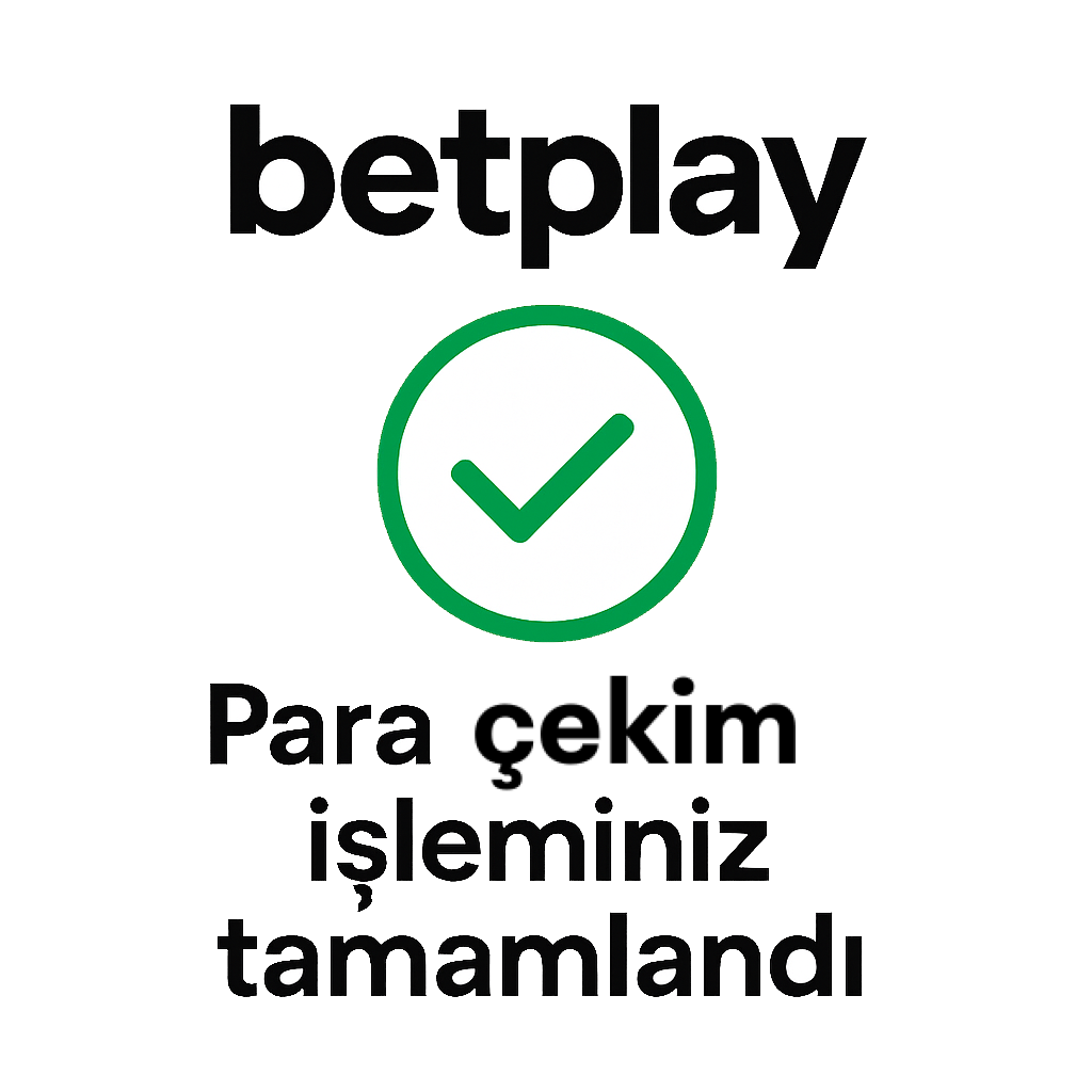 ✅ Para çekme işleminiz başarıyla tamamlandı!